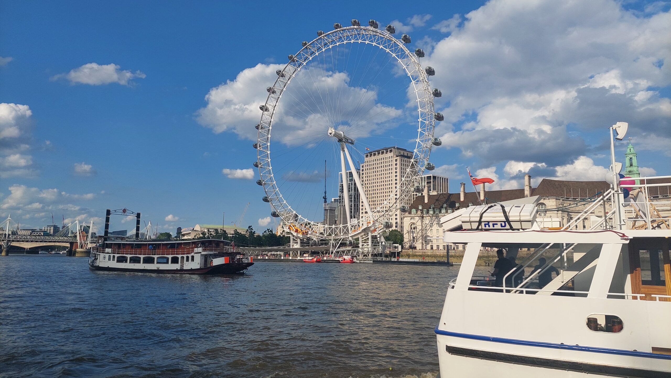 Widok z podróży językowej do Londynu